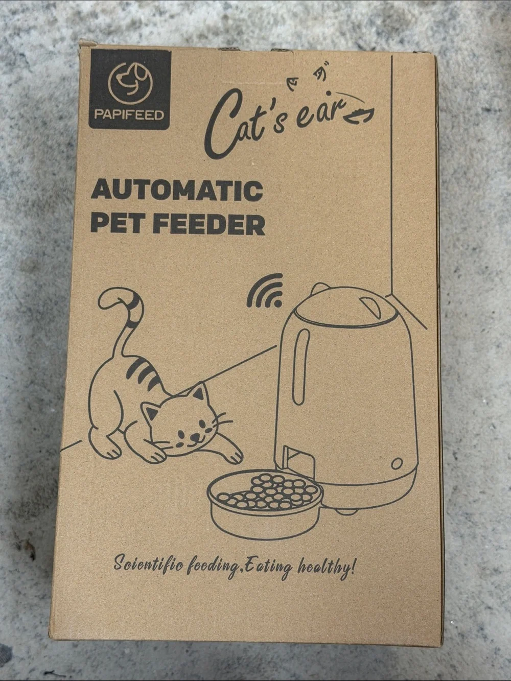 Papifeed Cat's Ear Automatic Pet Feeder
